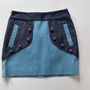 Beckerman Custom Denim Mini Skirt Shop The Drop 4/6